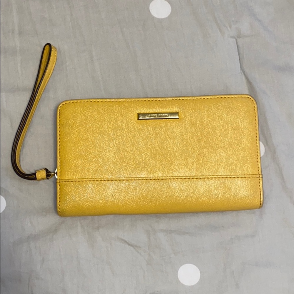 Anne Klein Mustard wallet
